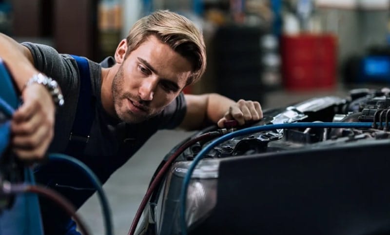Carga de gas aire aconicionado de vehiculos